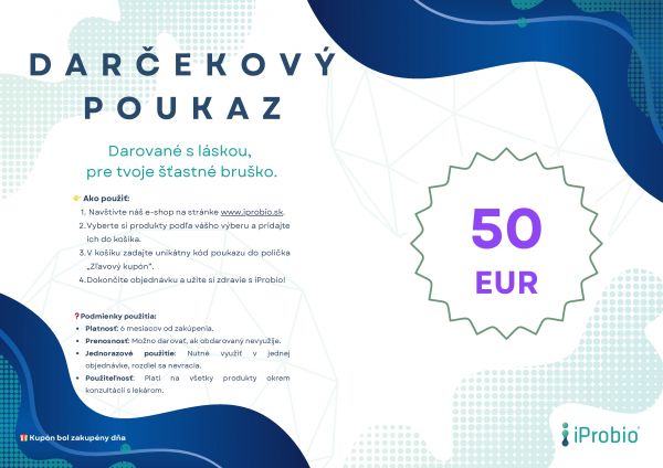 Darčekový poukaz 50 EUR