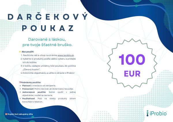 Darčekový poukaz 100 EUR