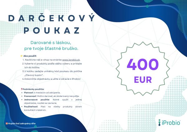 Darčekový poukaz 400 EUR