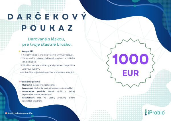 Darčekový poukaz 1000 EUR