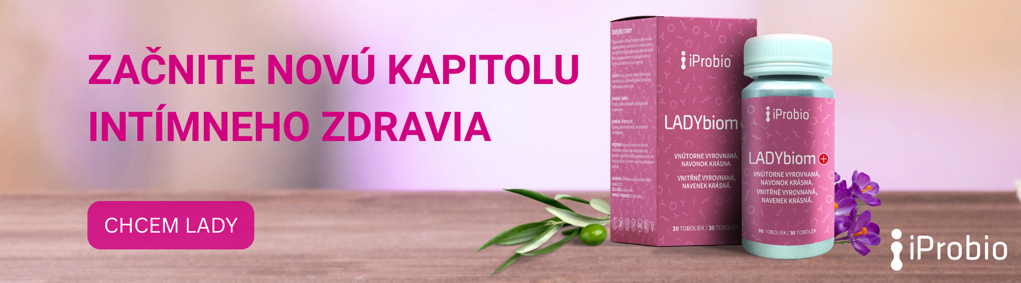 LADYbiom – podpora ženského zdravia prostredníctvom vyváženého vaginálneho mikrobiómu, prírodné probiotiká pre zdravie žien.